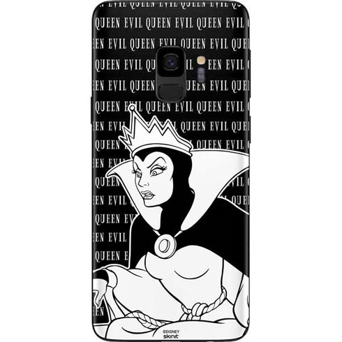 Disney Villains Evil Queen Black and White Galaxy S9 Skin