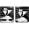 Disney Villains Evil Queen Black and White Galaxy Z Flip Skin