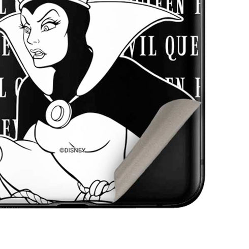 Disney Villains Evil Queen Black and White Galaxy Z Flip Skin