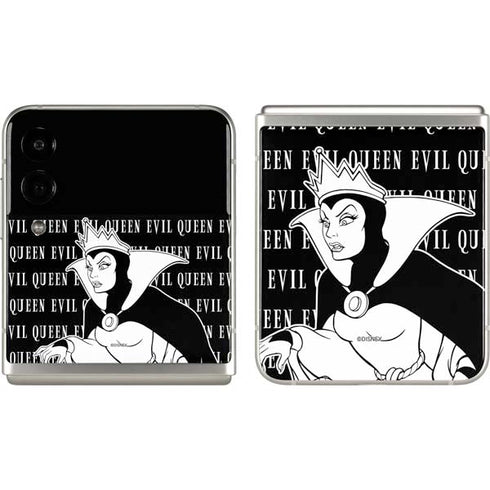 Disney Villains Evil Queen Black and White Galaxy Z Flip3 5G Skin