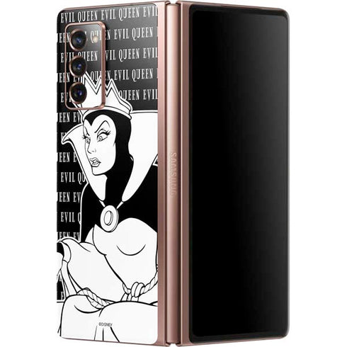 Disney Villains Evil Queen Black and White Galaxy Z Fold2 5G Skin