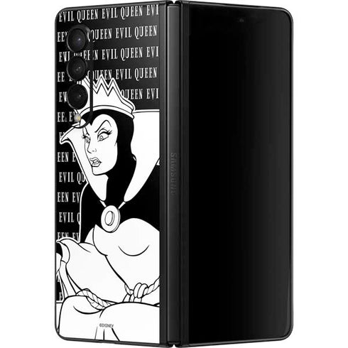 Disney Villains Evil Queen Black and White Galaxy Z Fold3 5G Skin