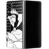 Disney Villains Evil Queen Black and White Galaxy Z Fold4 5G Skin