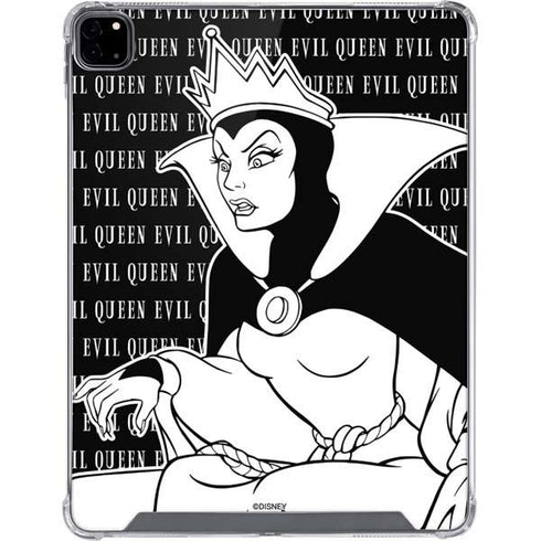 Disney Villains Evil Queen Black and White iPad Pro 12.9in (2020) Clear Case
