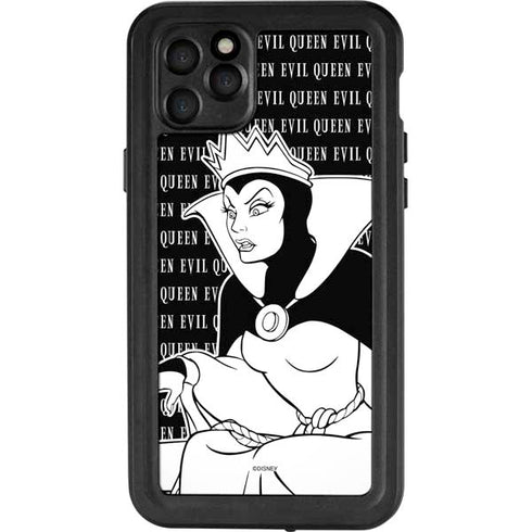 Disney Villains Evil Queen Black and White iPhone 11 Pro Max Waterproof Case