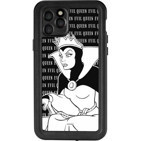 Disney Villains Evil Queen Black and White iPhone 11 Pro Waterproof Case