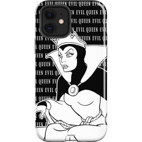 Disney Villains Evil Queen Black and White iPhone 12 Impact Case