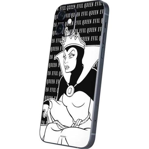 Disney Villains Evil Queen Black and White iPhone 12 Mini Skin