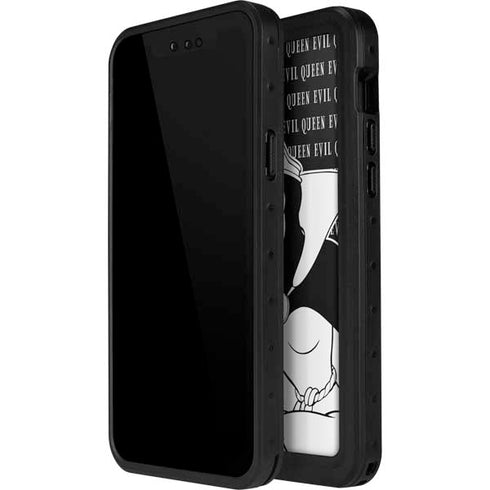 Disney Villains Evil Queen Black and White iPhone 12 Mini Waterproof Case