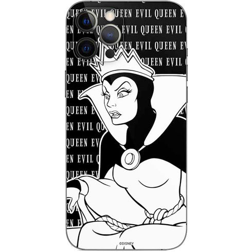 Disney Villains Evil Queen Black and White iPhone 12 Pro Max Skin