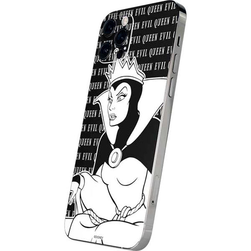 Disney Villains Evil Queen Black and White iPhone 12 Pro Skin