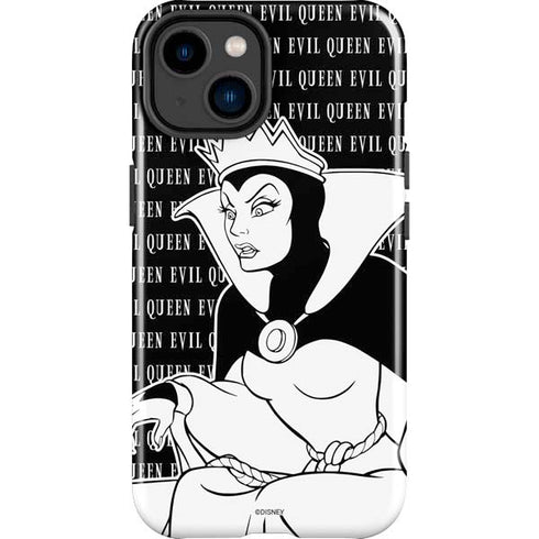 Disney Villains Evil Queen Black and White iPhone 15 Plus Impact Case
