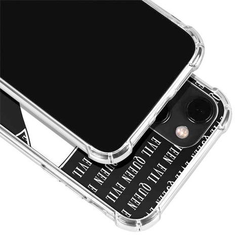 Disney Villains Evil Queen Black and White iPhone 14 Plus Clear Case