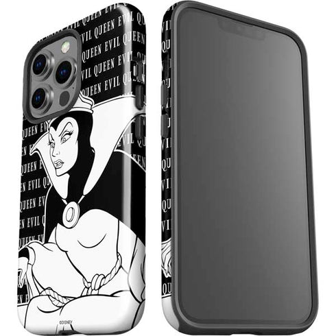 Disney Villains Evil Queen Black and White iPhone 15 Pro Impact Case