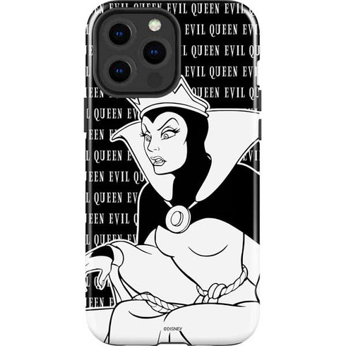 Disney Villains Evil Queen Black and White iPhone 15 Pro Max Impact Case
