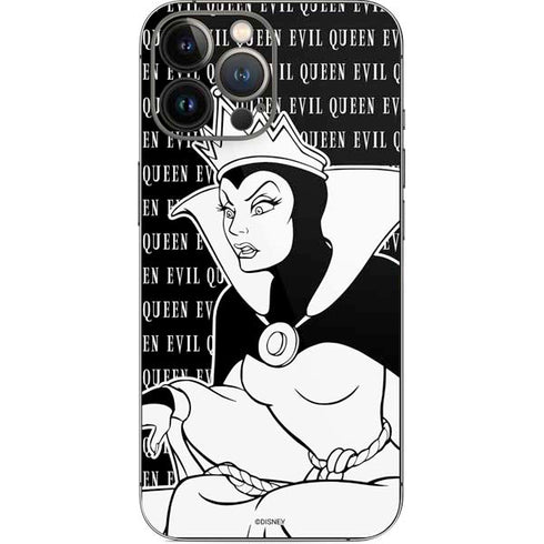 Disney Villains Evil Queen Black and White iPhone 14 Pro Max Skin
