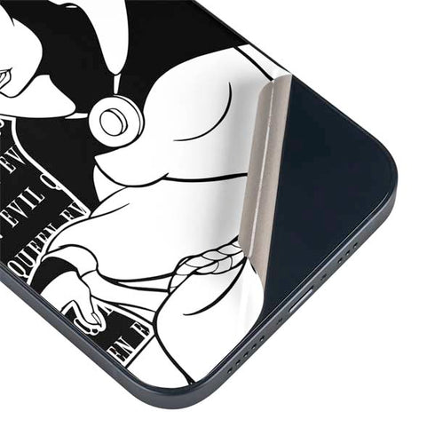 Disney Villains Evil Queen Black and White iPhone 14 Skin