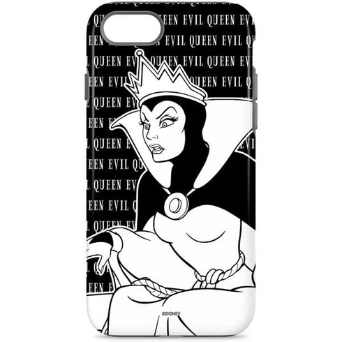 Disney Villains Evil Queen Black and White iPhone 8 Pro Case