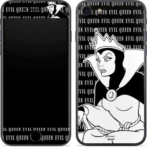 Disney Villains Evil Queen Black and White iPhone 8 Skin