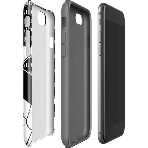 Disney Villains Evil Queen Black and White iPhone SE (2nd & 3rd Gen) Pro Case