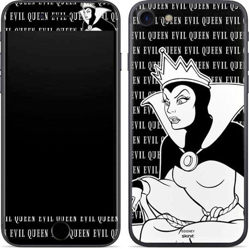 Disney Villains Evil Queen Black and White iPhone SE (2nd & 3rd Gen) Skin