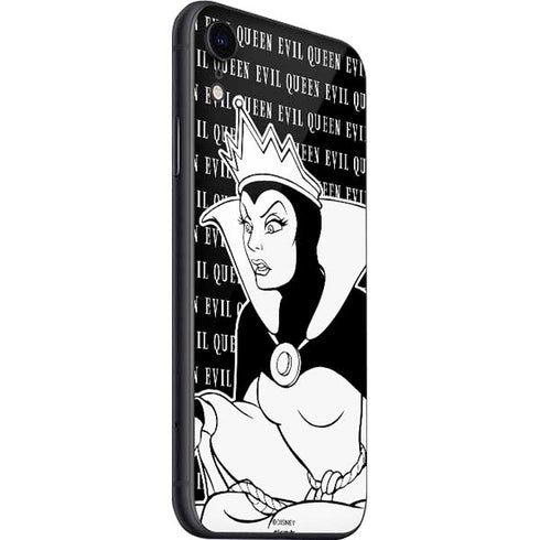 Disney Villains Evil Queen Black and White iPhone SE (2nd & 3rd Gen) Skin
