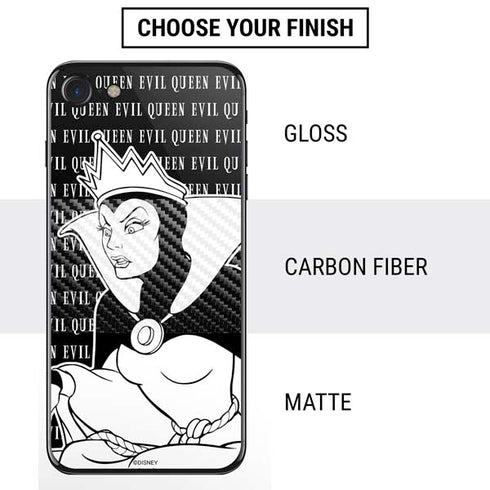Disney Villains Evil Queen Black and White iPhone SE (2nd & 3rd Gen) Skin