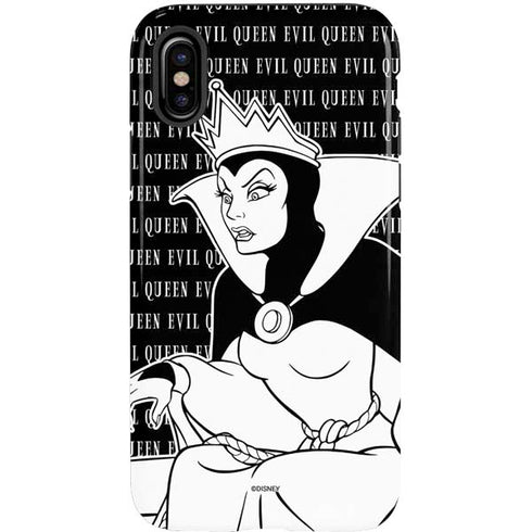 Disney Villains Evil Queen Black and White iPhone X Pro Case