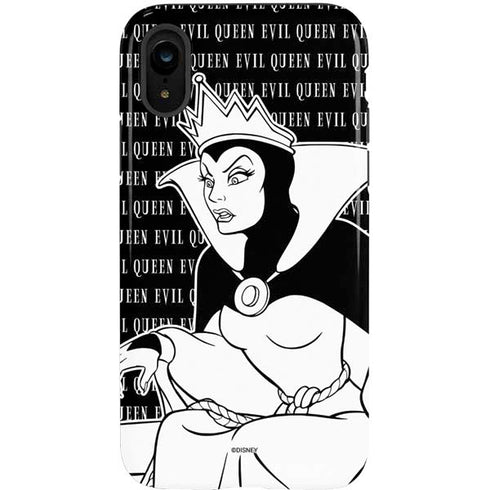 Disney Villains Evil Queen Black and White iPhone XR Pro Case