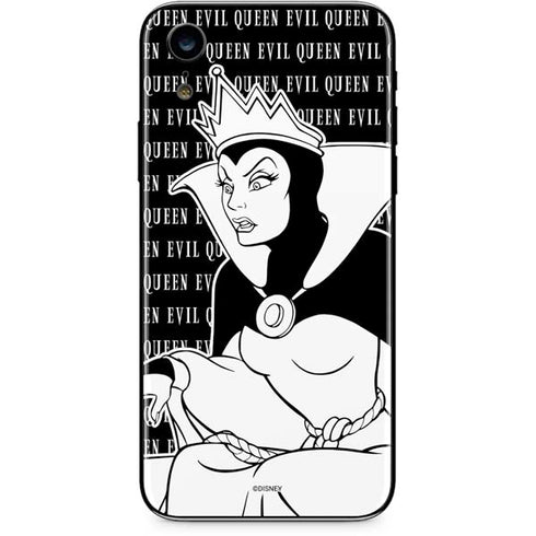 Disney Villains Evil Queen Black and White iPhone XR Skin