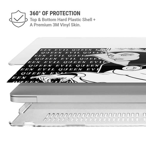 Disney Villains Evil Queen Black and White MacBook Air 15in (2023-2025) Case plus Skin