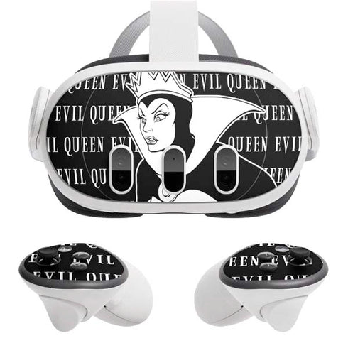 Disney Villains Evil Queen Black and White Meta Quest 3 Skin