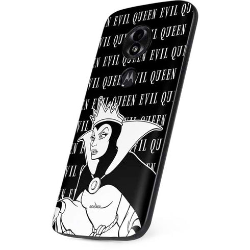 Disney Villains Evil Queen Black and White Moto E5 Play Skin