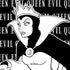 Disney Villains Evil Queen Black and White Moto E5 Play Skin