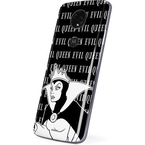 Disney Villains Evil Queen Black and White Moto E5 Plus Skin