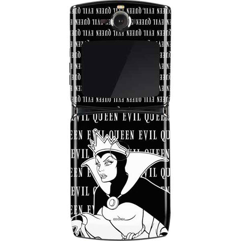 Disney Villains Evil Queen Black and White Motorola RAZR Skin