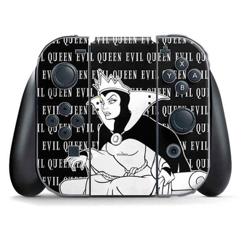 Disney Villains Evil Queen Black and White Nintendo Switch (2017-2021) Joy-Con Controller Skin