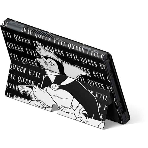Disney Villains Evil Queen Black and White Nintendo Switch OLED (2021) Skin