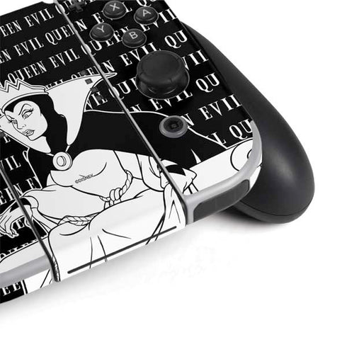 Disney Villains Evil Queen Black and White Nintendo Switch OLED (2021) Skin