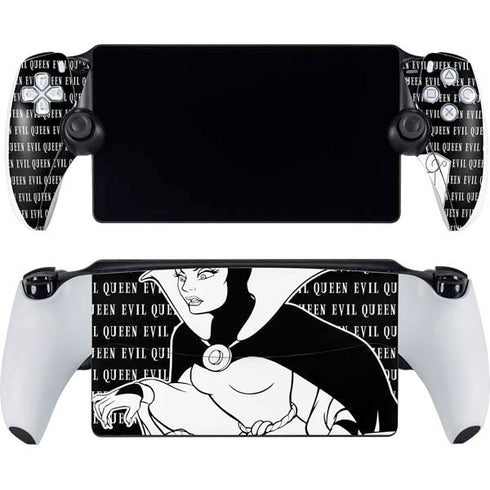 Disney Villains Evil Queen Black and White PlayStation Portal Remote Player Skin