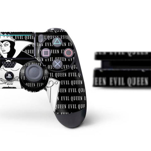 Disney Villains Evil Queen Black and White PS4 Slim Bundle Skin