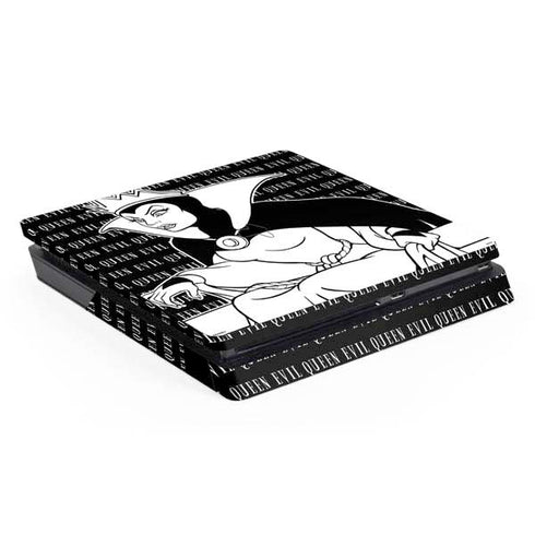 Disney Villains Evil Queen Black and White PS4 Slim Skin