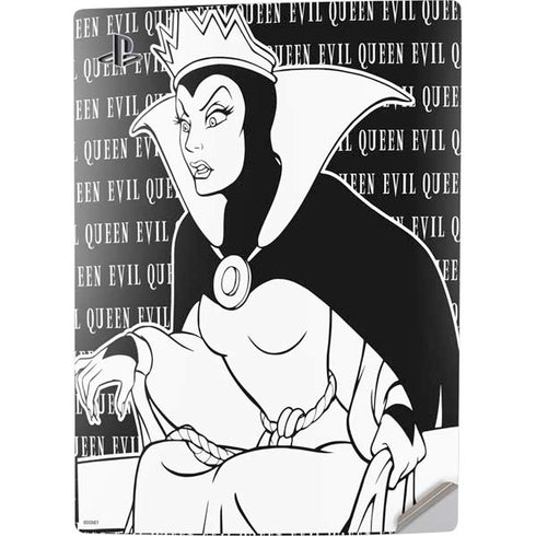 Disney Villains Evil Queen Black and White PS5 Digital Edition Console Skin