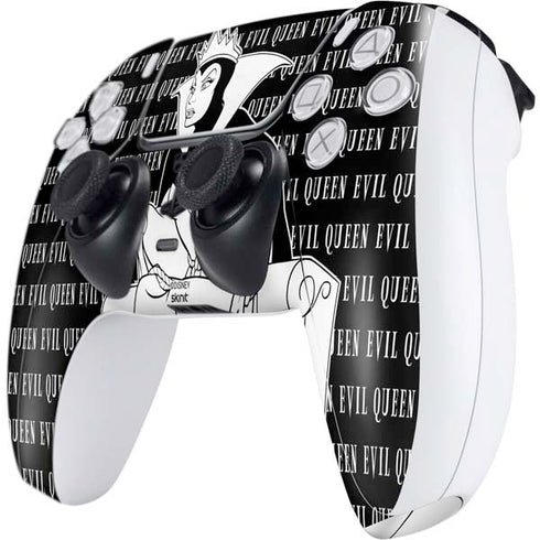 Disney Villains Evil Queen Black and White PS5 Controller Skin