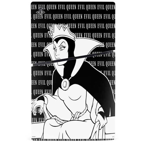 Disney Villains Evil Queen Black and White PS5 Slim Digital Edition Bundle Skin