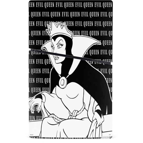 Disney Villains Evil Queen Black and White PS5 Slim Digital Edition Bundle Skin