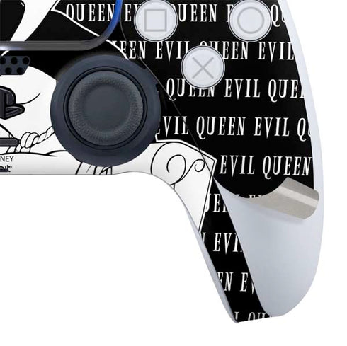 Disney Villains Evil Queen Black and White PS5 Slim Digital Edition Bundle Skin