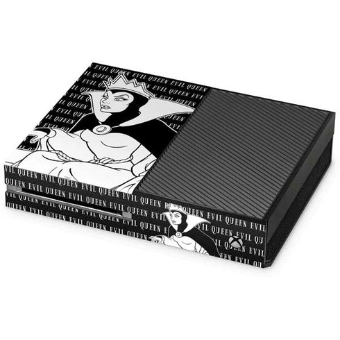 Disney Villains Evil Queen Black and White Xbox One Console Skin