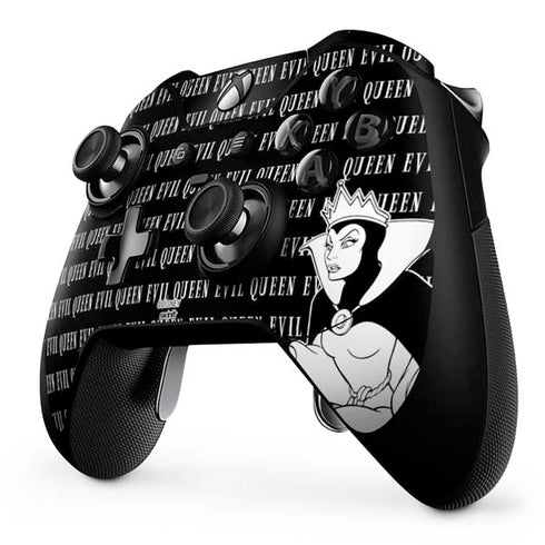 Disney Villains Evil Queen Black and White Xbox One Elite Controller Skin