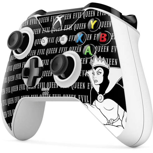 Disney Villains Evil Queen Black and White Xbox One S Controller Skin
